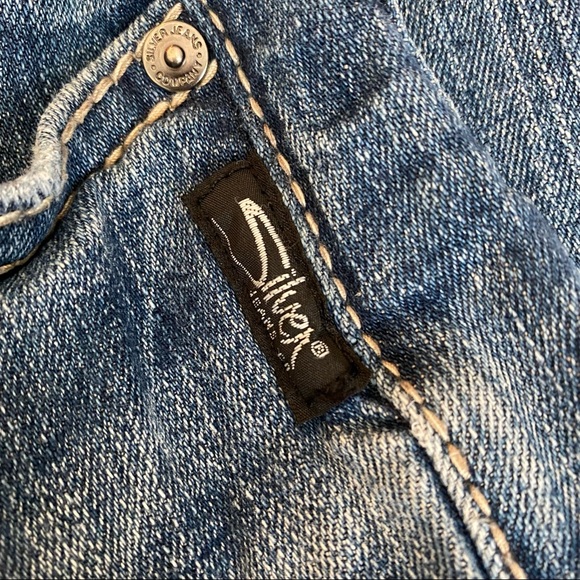 Men’s Silver “Craig” Straight Blue Jeans Size- W28 L34 - Picture 5 of 12